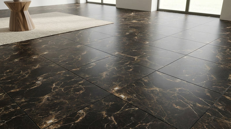 Emperador Dark (Spanish) Emperador Dark Marble 12x12 Polished Tile