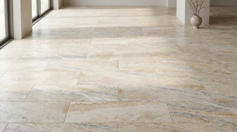 Latravonya Travertine 4x12 Filled & Honed Travertine Tile