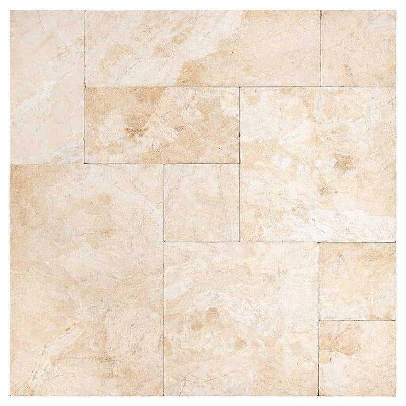 Diano Royal (Queen Beige) Diano Royal Marble Tumbled Tile