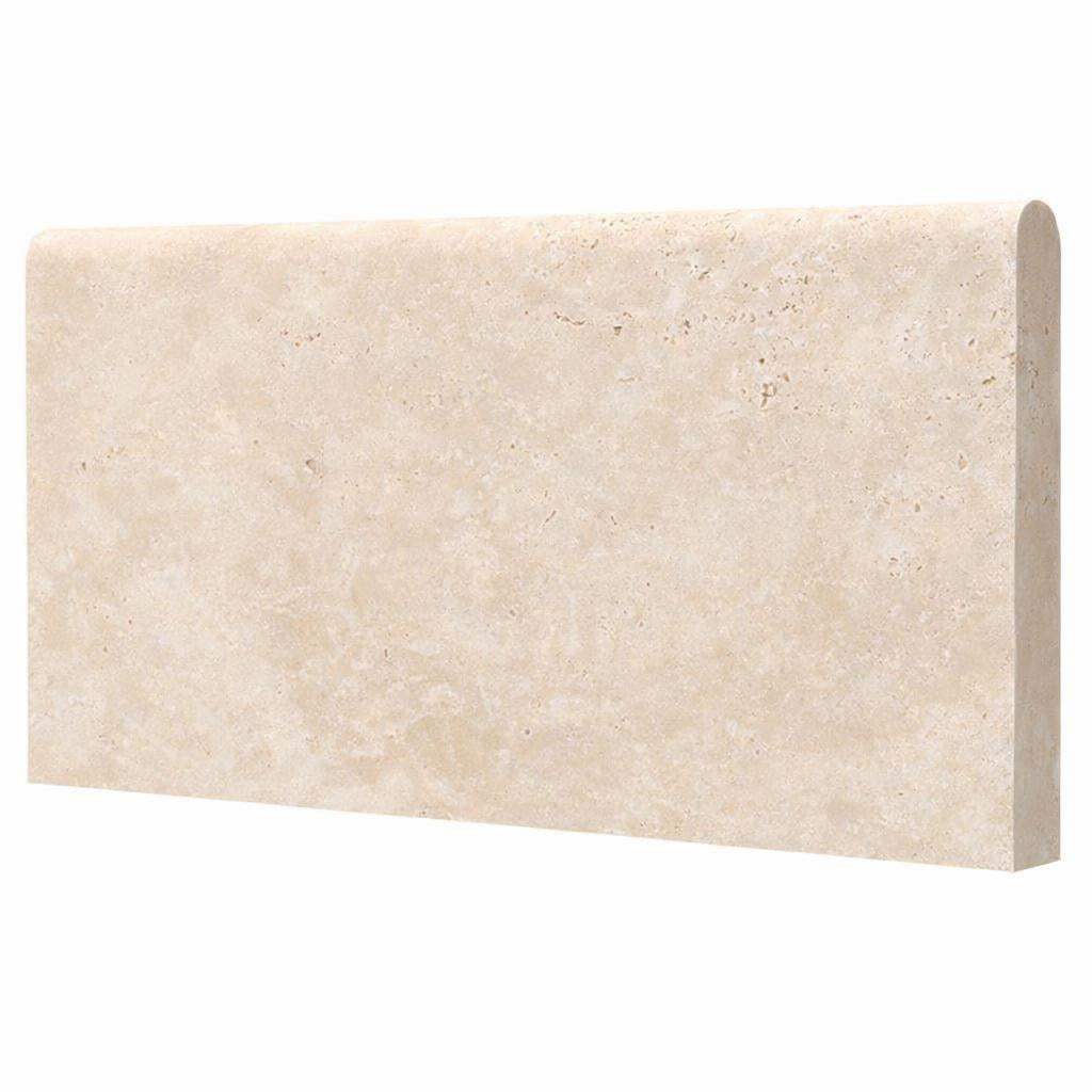 Ivory / Light Travertine 12x24 Cream Tumbled — Solidshape