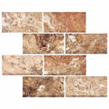 Scabos Travertine 3x6 Honed Travertine Tile
