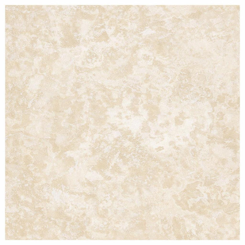 Ivory / Light Travertine 18x18 Cream Unfilled, Brushed & Chiseled Tile