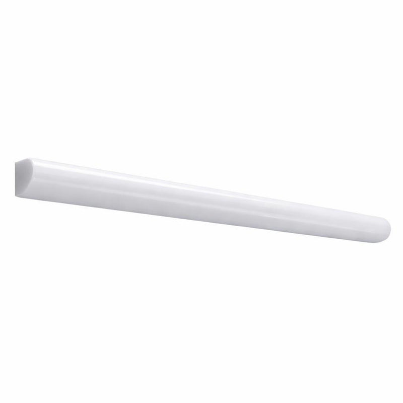 Bianco Dolomiti (White Dolomite) 3/4x12 Honed Tile Bullnose Liner