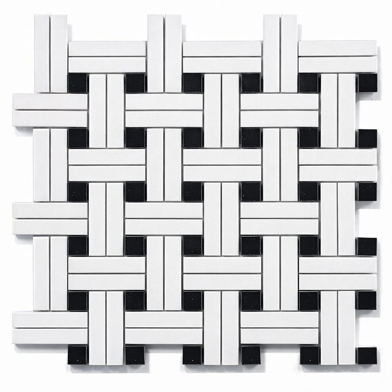 Thassos White (Greek) Thassos White Marble Polished / Honed Tile BIAS Border CORNER (w/ Blue-Gray)