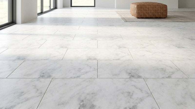 Carrara White (Italian) Marble 4x12 Honed Tile