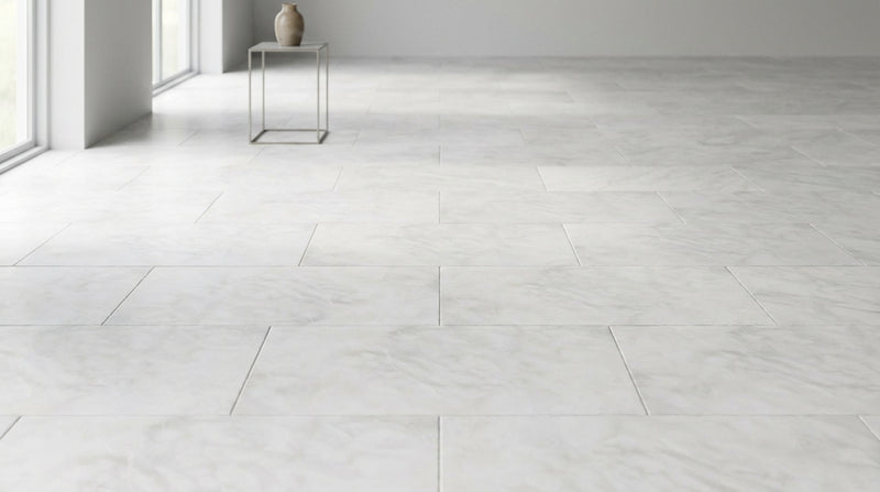 Bianco Congelato Marble 12x24 Leathered Dolomite Tile