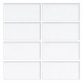 Thassos White (Greek) Marble 3x6 Honed Tile