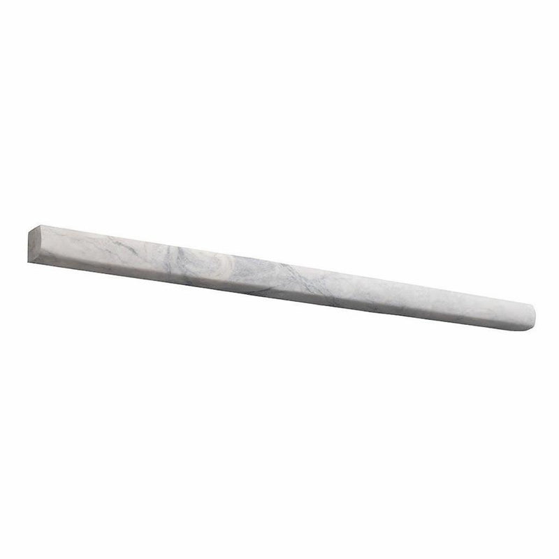 Atlantic Gray Marble 1/2x12 Polished/Honed Tile Pencil Liner
