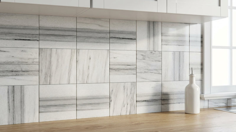 Mink / Equator (Zebra) Mink Marble 6x6 Polished Tile