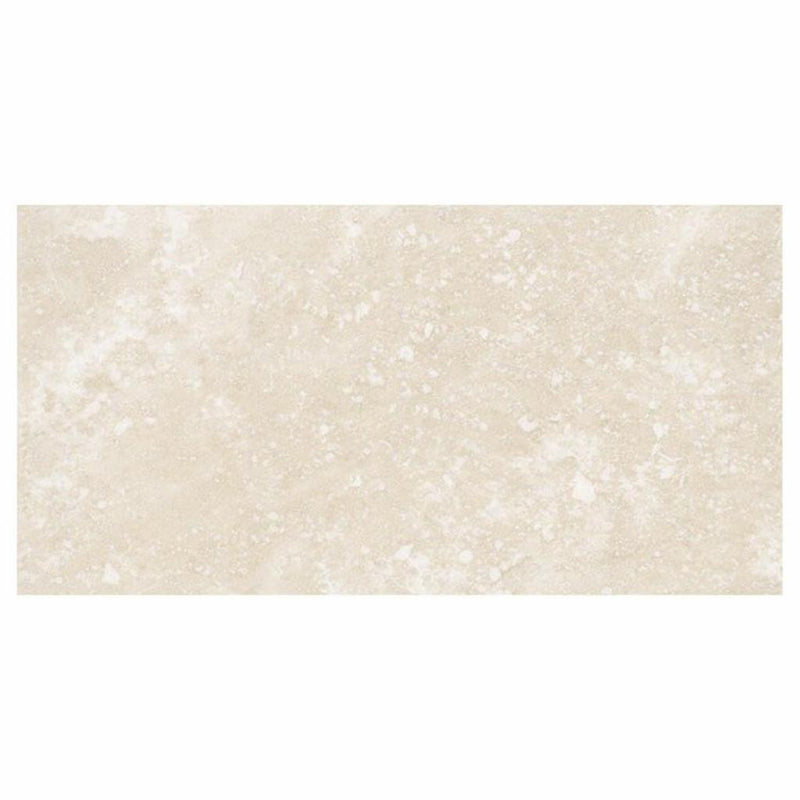 Ivory / Light Travertine 6x12 Cream Tumbled Tile