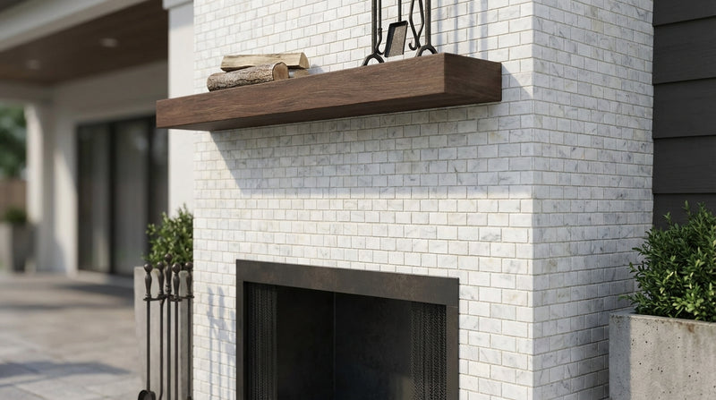 Carrara White (Italian) Carrara White Marble 1x2 Polished / Honed Brick Joint Mosaic Brick Mosaic