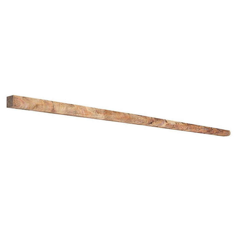 Scabos Travertine 3/8x12 Honed Travertine Tile Pencil Liner
