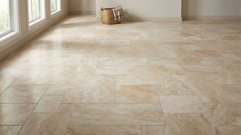 Diano Royal (Queen Beige) Diano Royal Marble Brushed & Chiseled Tile