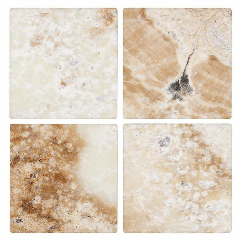Latravonya Travertine 6x6 Tumbled Travertine Tile