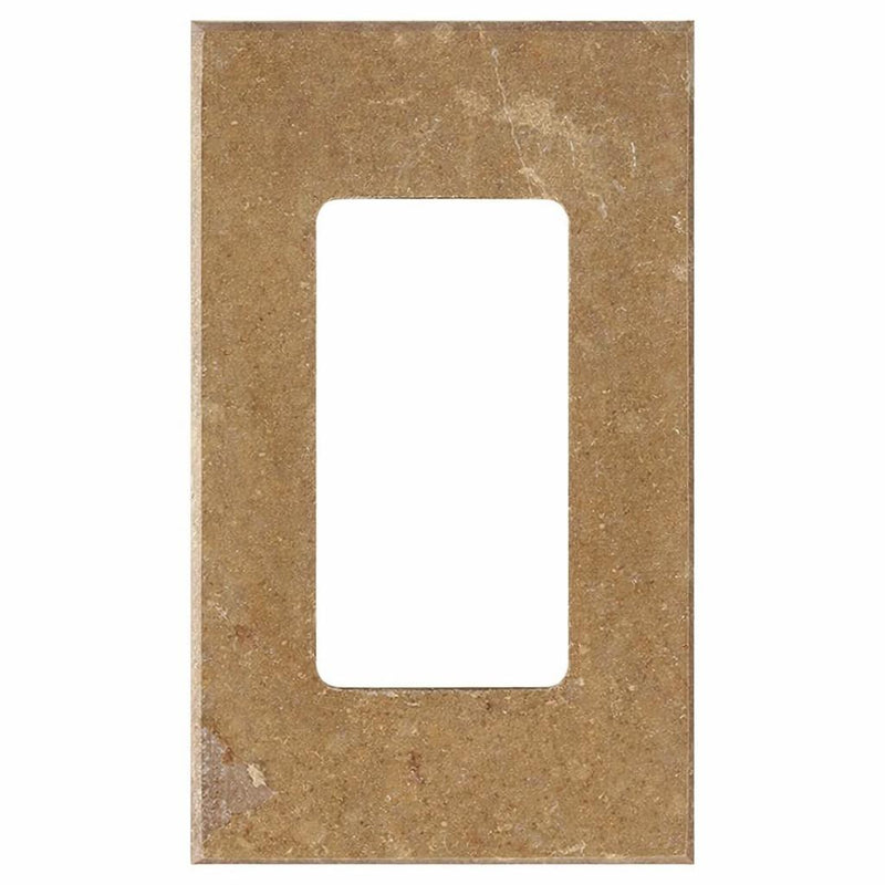 Noce Travertine Switch Plate Covers 2-3/4x4 1/2 Honed Plate Cover 1-ROCKER