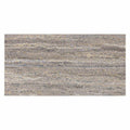Silver (Pewter Blend) Travertine 12x24 Filled & Polished Travertine Tile