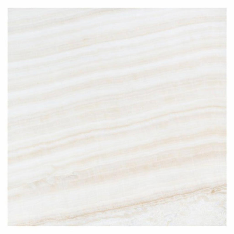 White (Bianco / Vanilla) Onyx 18x18 Polished Tile
