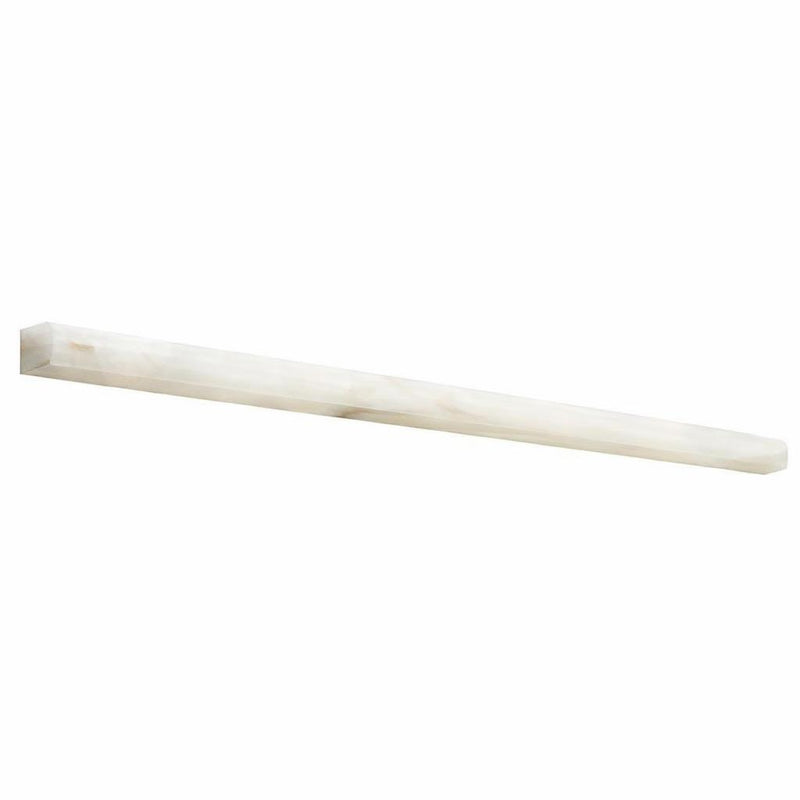 Calacatta Oliva Marble 1/2x12 Honed Tile Pencil Liner
