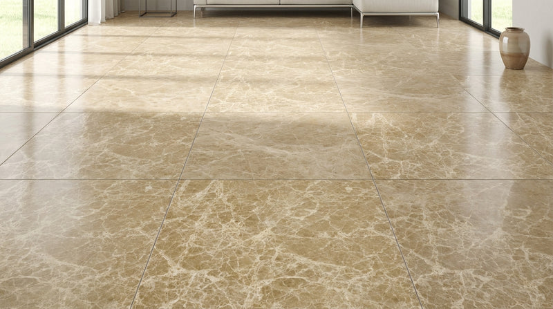 Emperador Light Marble 12x12 Polished Tile