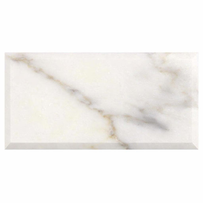Calacatta Gold (Italian) Calacatta Gold Marble 3x6 Polished / Honed Tile