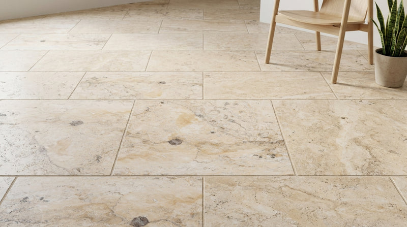 Philadelphia Travertine 12x12 Tumbled Travertine Tile