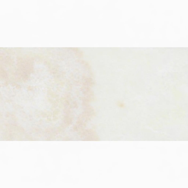 White (Bianco / Vanilla) Onyx 3x6 Polished Tile