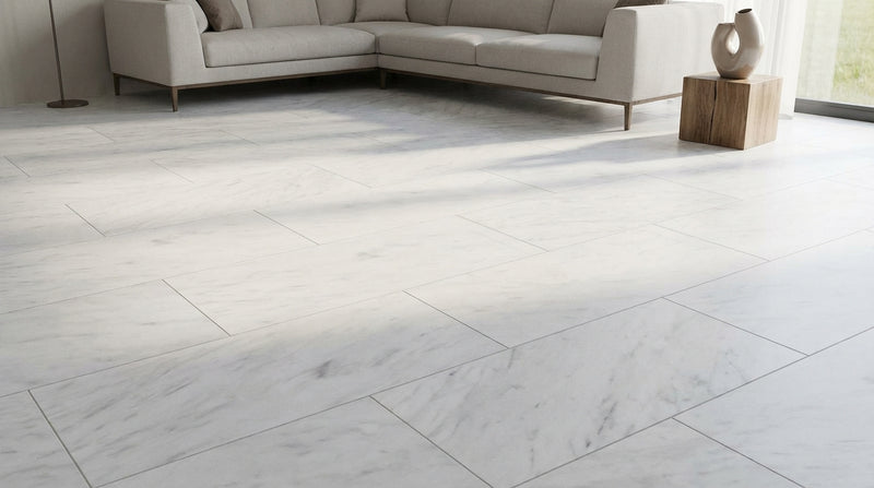 Carrara White (Italian) Carrara White Marble 6x12 Polished / Honed Tile