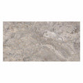 Silver (Pewter Blend) Travertine 12x12 Filled & Honed Travertine Tile