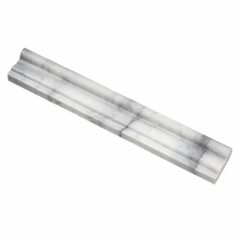 Mink / Equator (Zebra) Mink Marble 2x12 Polished Tile Milano Molding