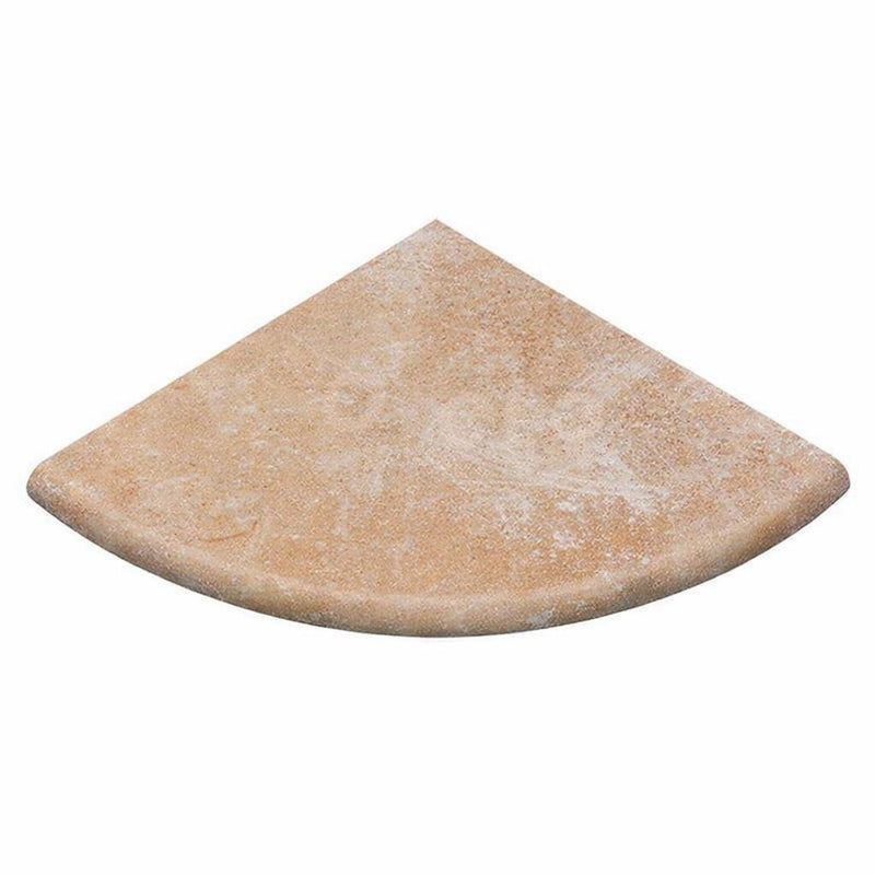 Walnut Travertine Shower Corner Shelves - 9x9 Filled & Honed (Both Sides) Shelf Shower Corner Shelf