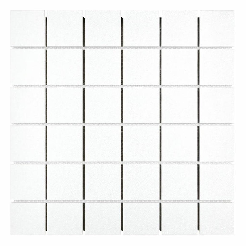 Thassos White (Greek) Marble 2x2 Honed Mosaic