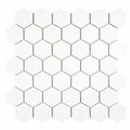 Thassos White (Greek) Marble 2x2 Honed Hexagon Mosaic