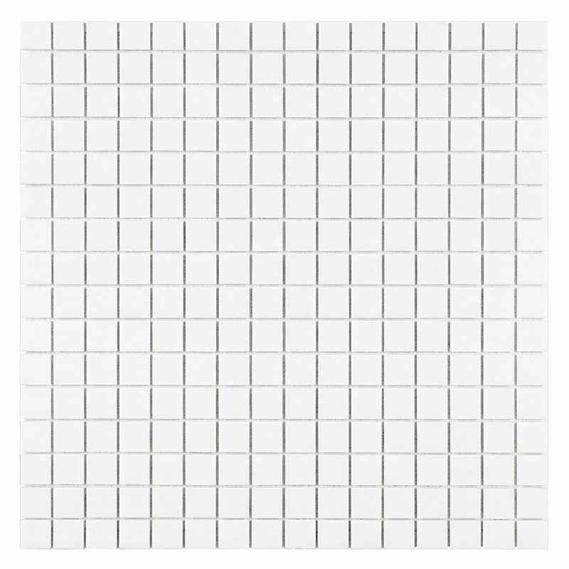 Thassos White (Greek) Marble 5/8x5/8 Honed Mosaic