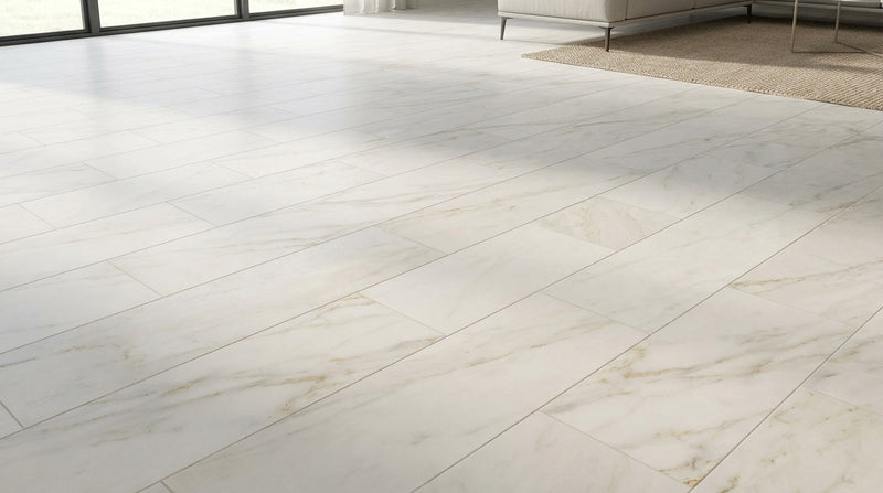 Calacatta Gold (Italian) Marble 4x12 Honed Tile
