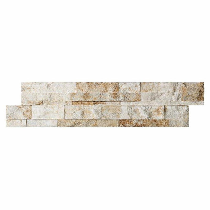Latravonya Travertine Split-faced Travertine Ledger Panel