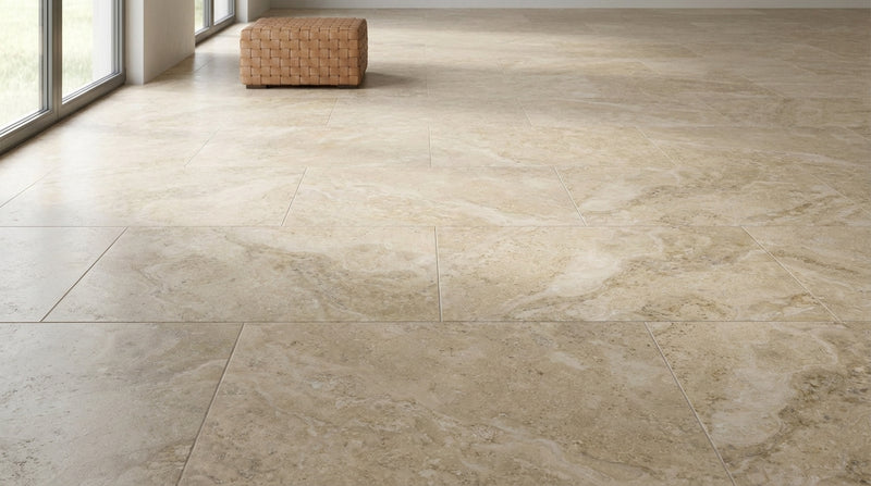 Philadelphia Travertine 18x18 Filled & Honed Travertine Tile
