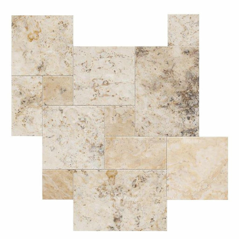 Valencia Travertine 12x24 Filled & Honed Travertine Tile