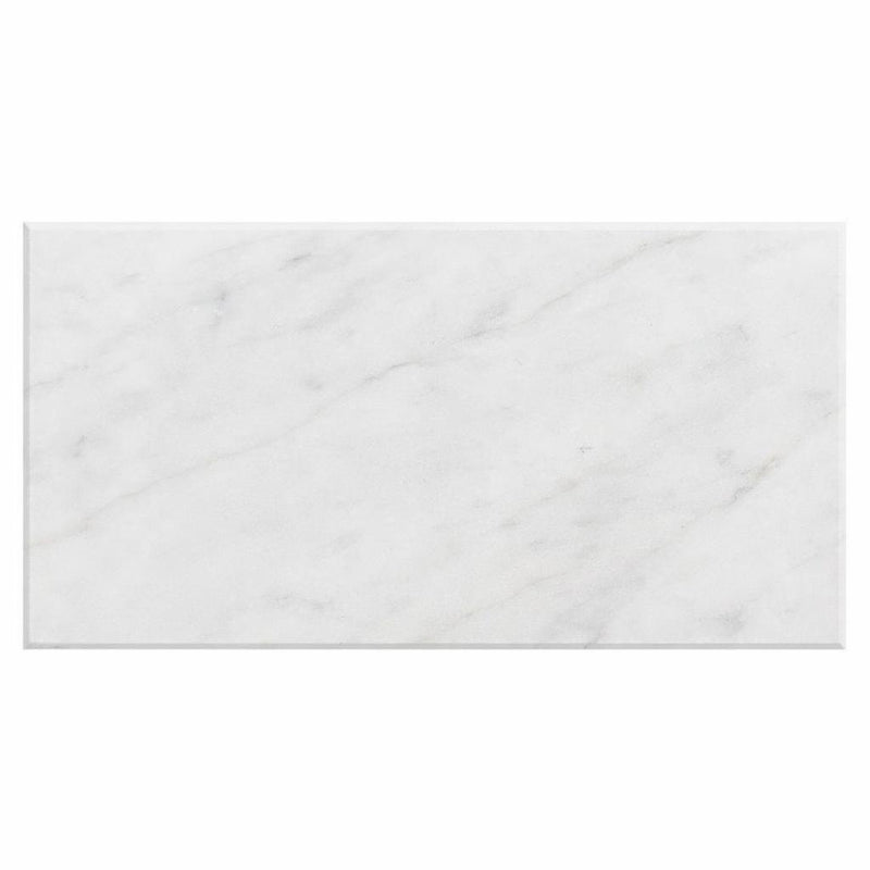 Oriental White (Asian Statuary) Oriental White Marble 18x36 Polished / Honed Tile