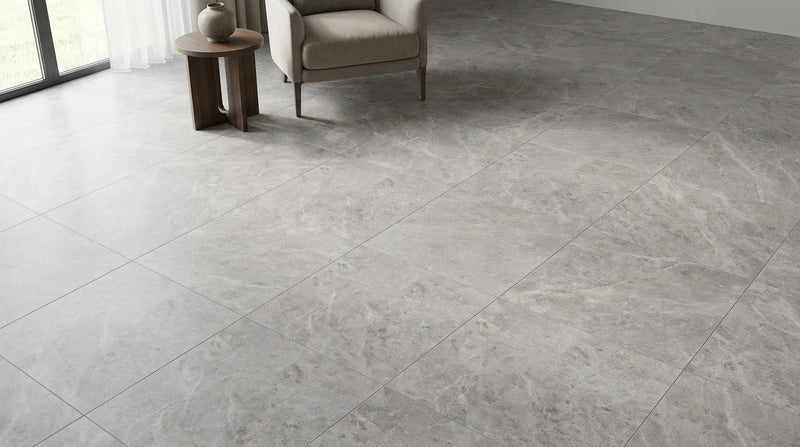Tundra Gray Marble 18x18 Polished / Honed Tile