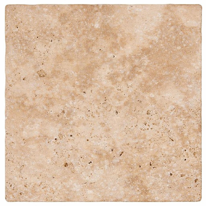 Walnut Travertine 18x18 Tumbled Travertine Tile