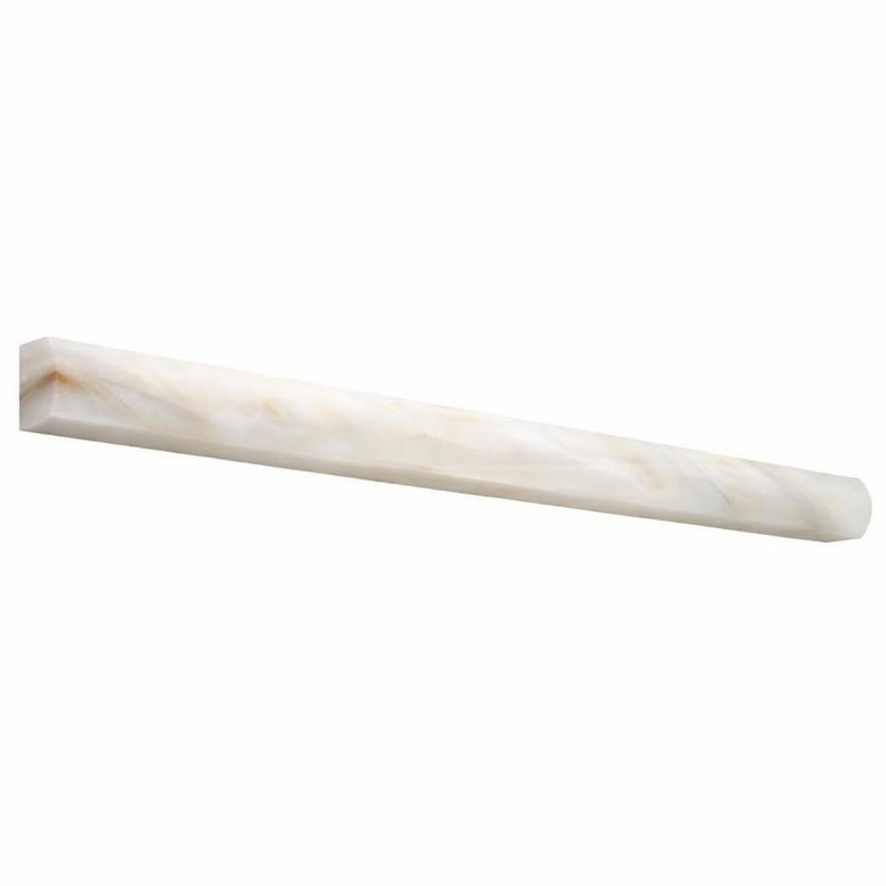 Calacatta Oliva Marble 3/4x12 Polished / Honed Tile Bullnose Liner