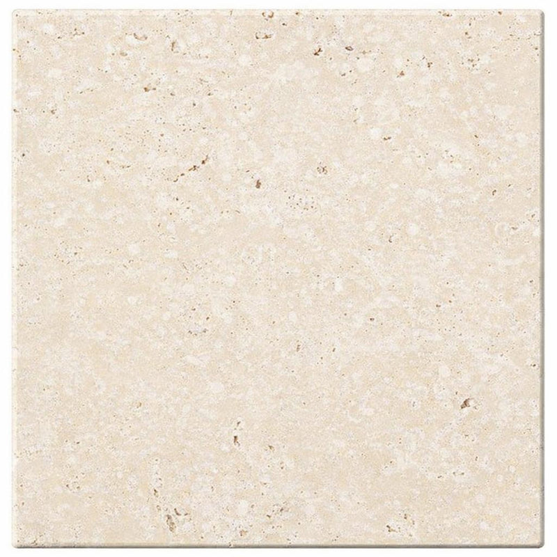 Ivory / Light Travertine 4x4 Cream Tumbled Tile