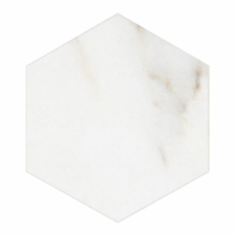 Calacatta Oliva Marble 10x10 Honed Hexagon Mosaic