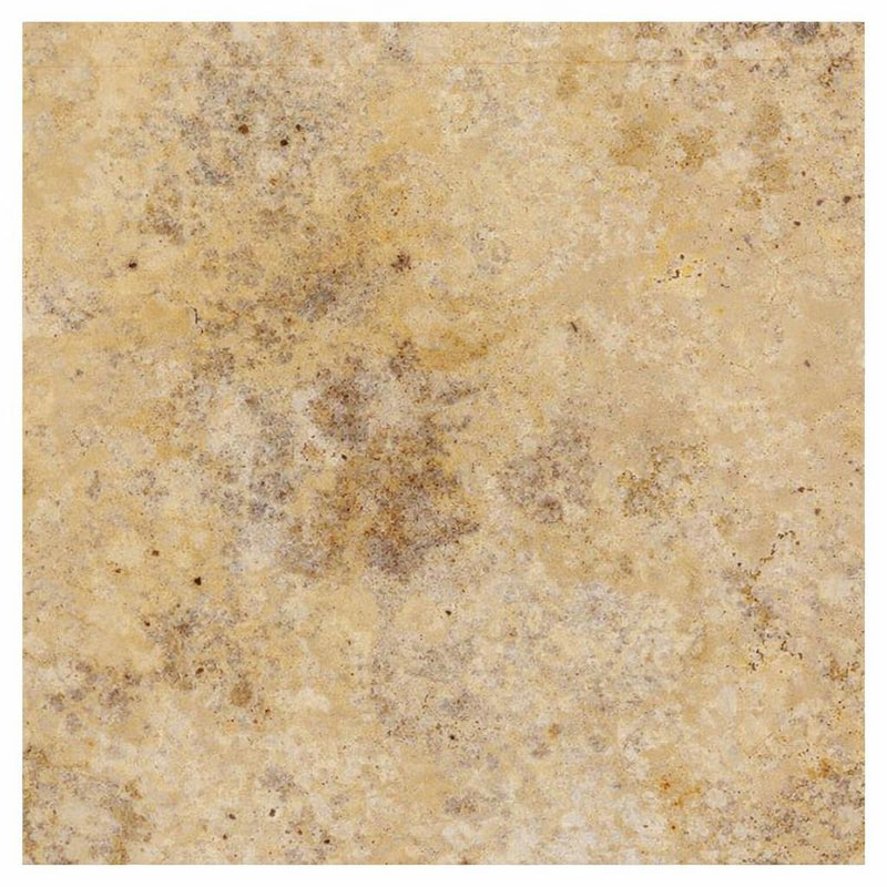 Gold / Yellow Gold Travertine 12x12 Filled & Honed Travertine Tile
