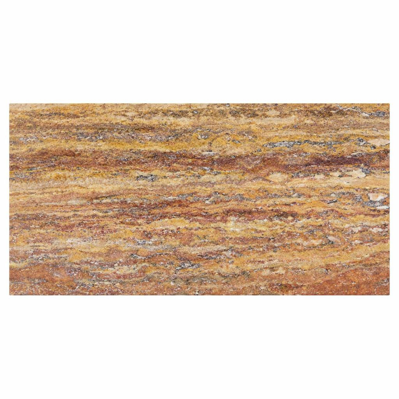 Scabos Travertine 12x24 Filled & Polished Travertine Tile