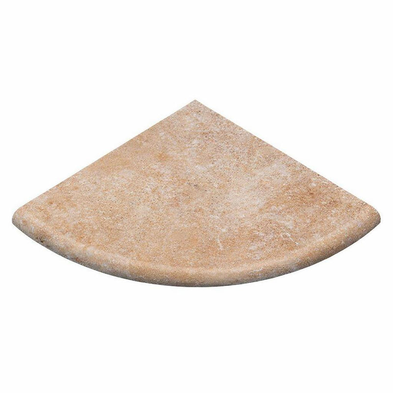 Walnut Travertine 9x9 Honed Travertine Shelf Shower Corner Shelf