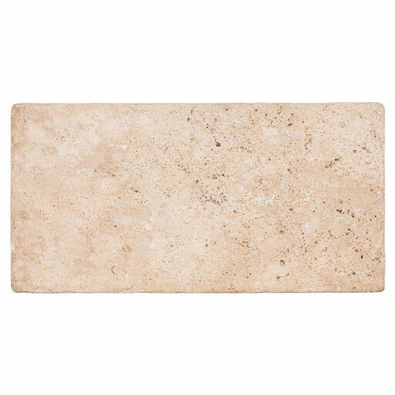 Walnut Travertine 3x6 Tumbled Travertine Tile