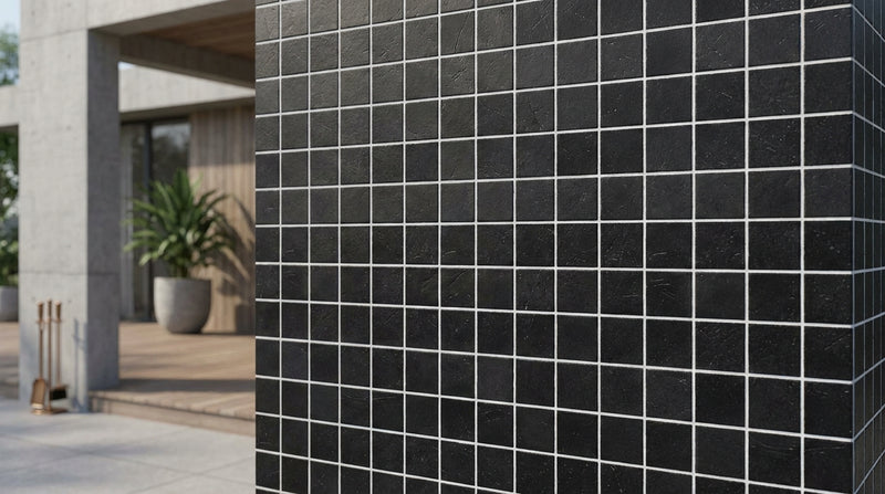 Absolute Black Granite 5/8x5/8 Polished Mosaic