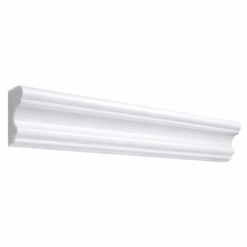 Bianco Dolomiti (White Dolomite) 2x12 Honed Tile Milano Molding