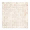 White Pearl (Turkish Botticino) (Botticino) Marble 1x1 Polished Mosaic
